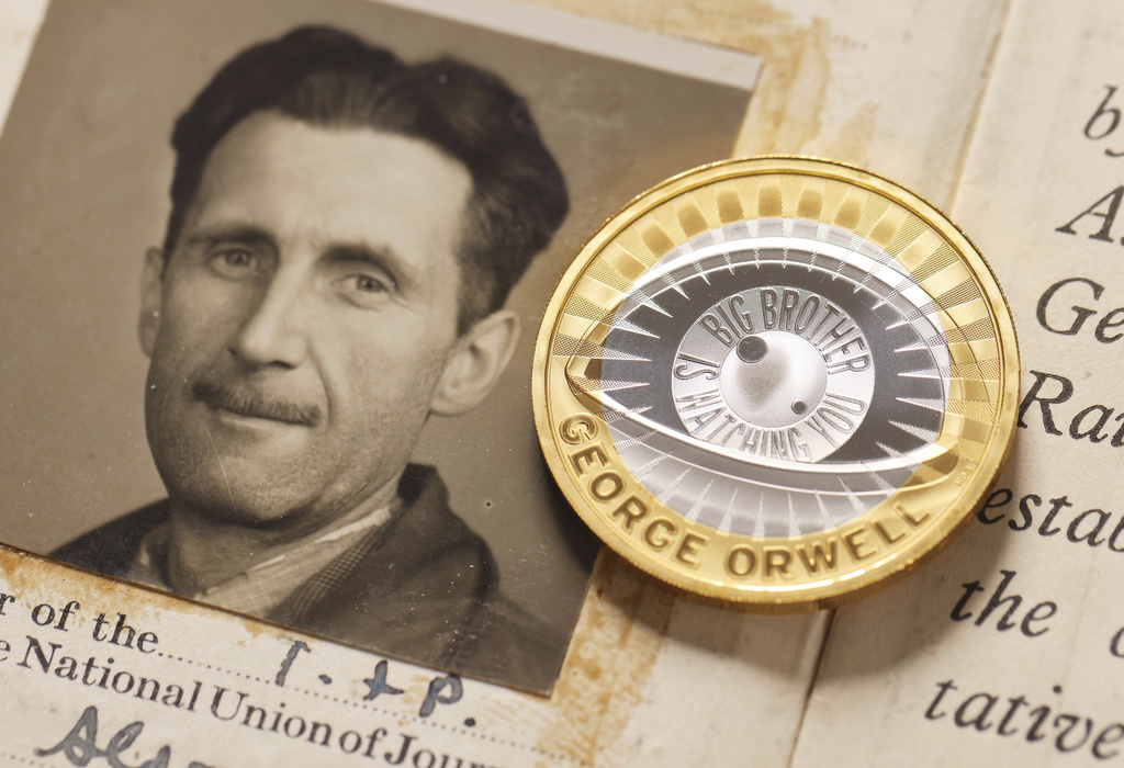 ‘Big Brother is watching you’: Collector’s coin marks George Orwell’s death 75 years ago ‘Big Brother is watching you’: Collector’s coin marks George Orwell’s death 75 years ago