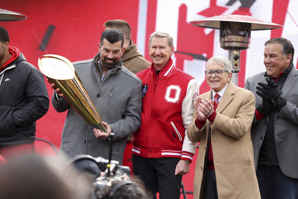 Ohio State celebrates national championship run amid change and farewells