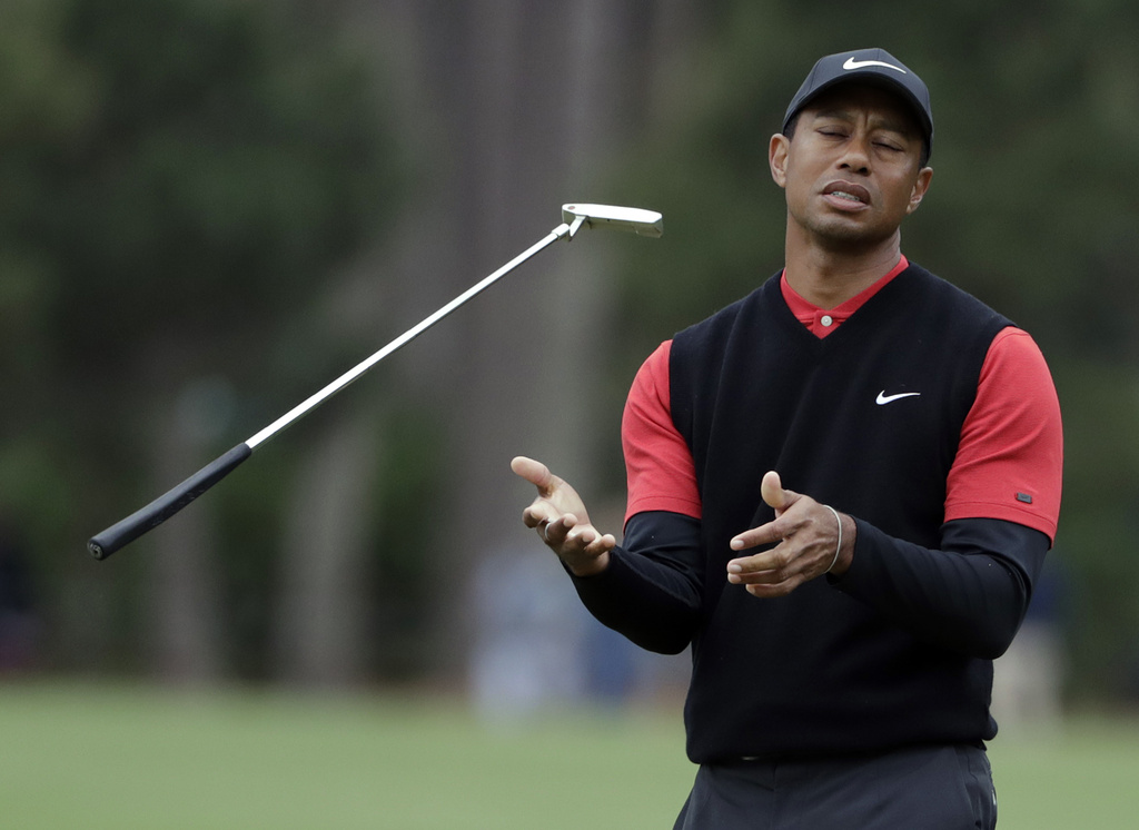 Tiger Woods says he ruptured his Achilles tendon, an injury likely to keep him out of the Masters