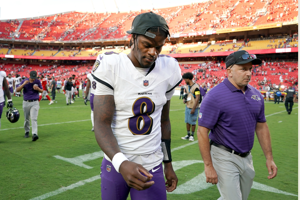 Ravens rule out Lamar Jackson for Sunday’s matchup against the Texans