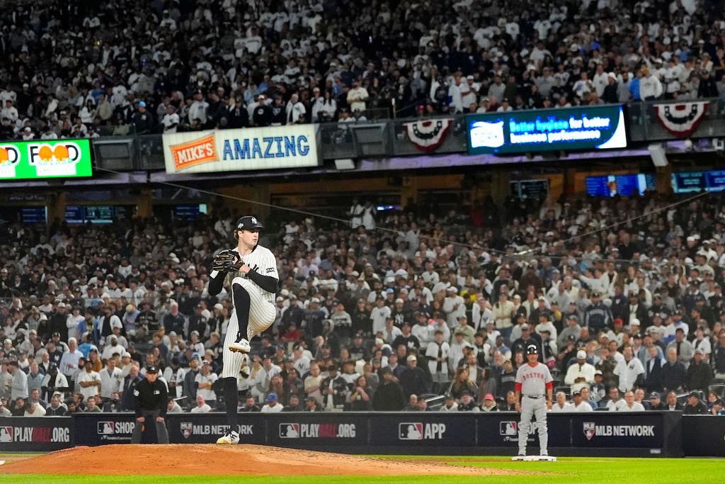 Schlittler’s playoff gem for Yankees against rival Red Sox prompts Boone to say `A star is born’