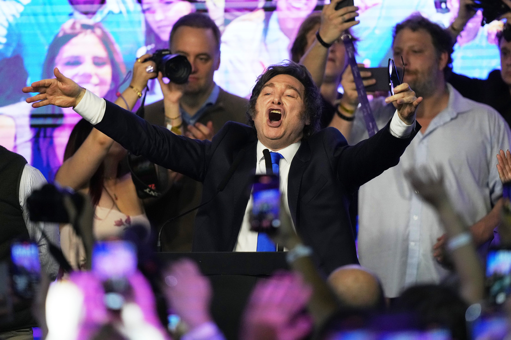 Milei triumphs in Argentine midterm elections closely watched by Washington Milei triumphs in Argentine midterm elections closely watched by Washington