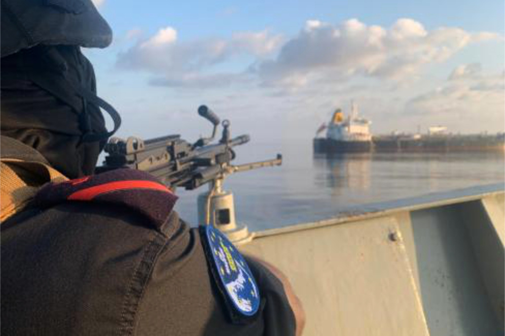 European Union vessel reaches ship raided by pirates off Somalia; all 24 crew on board safe European Union vessel reaches ship raided by pirates off Somalia; all 24 crew on board safe