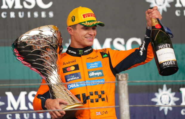 Lando Norris will tie McLaren record with 150th start at Las Vegas