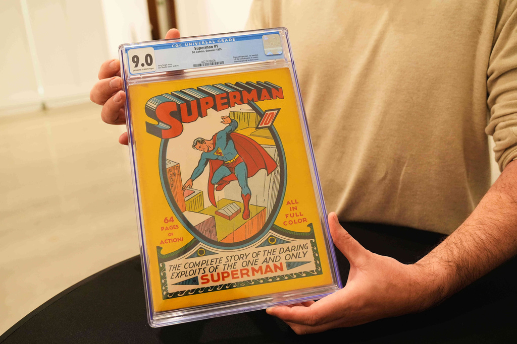 It’s a bird! It’s a plane! It’s a rare Superman comic book! And it fetched $9.12M!