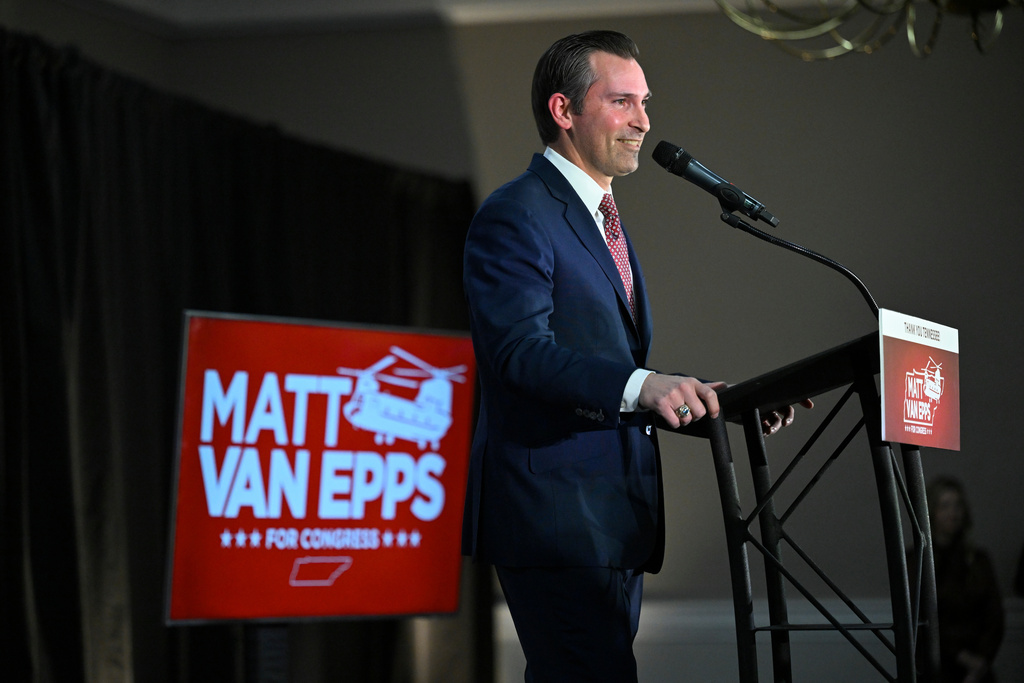Trump-backed Republican Matt Van Epps wins US House special election in Tennessee Trump-backed Republican Matt Van Epps wins US House special election in Tennessee