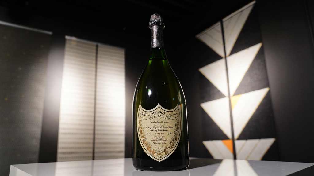 Rare Dom Pérignon champagne from Charles and Diana’s wedding to be auctioned in Denmark