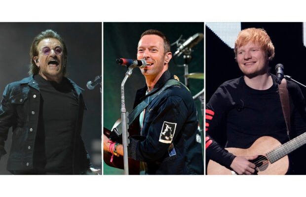 Coldplay, U2 and Ed Sheeran top Pollstar’s most popular touring artists of the new millennium