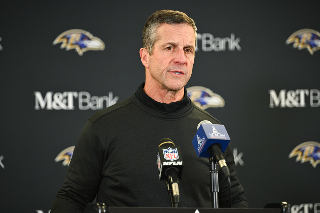 John Harbaugh is fired as the Baltimore Ravens’ coach after 18 seasons, including a Super Bowl win