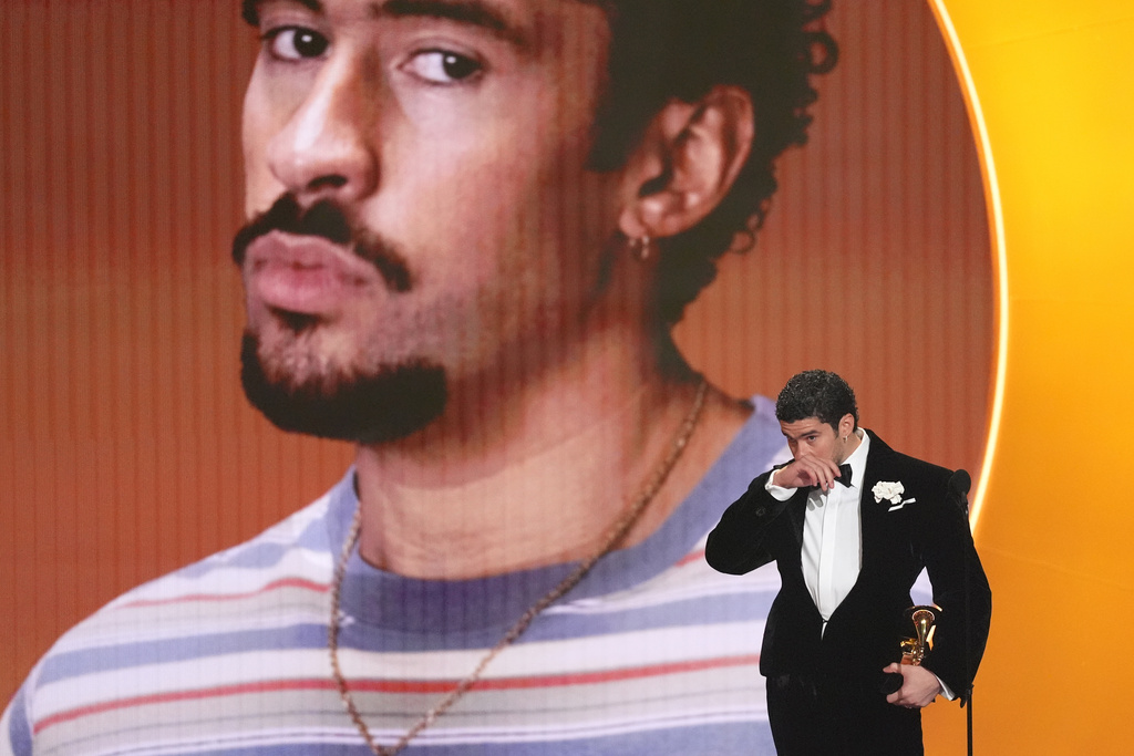 Bad Bunny wins album of the year at the 2026 Grammy Awards, a first for a Spanish-language album Bad Bunny wins album of the year at the 2026 Grammy Awards, a first for a Spanish-language album