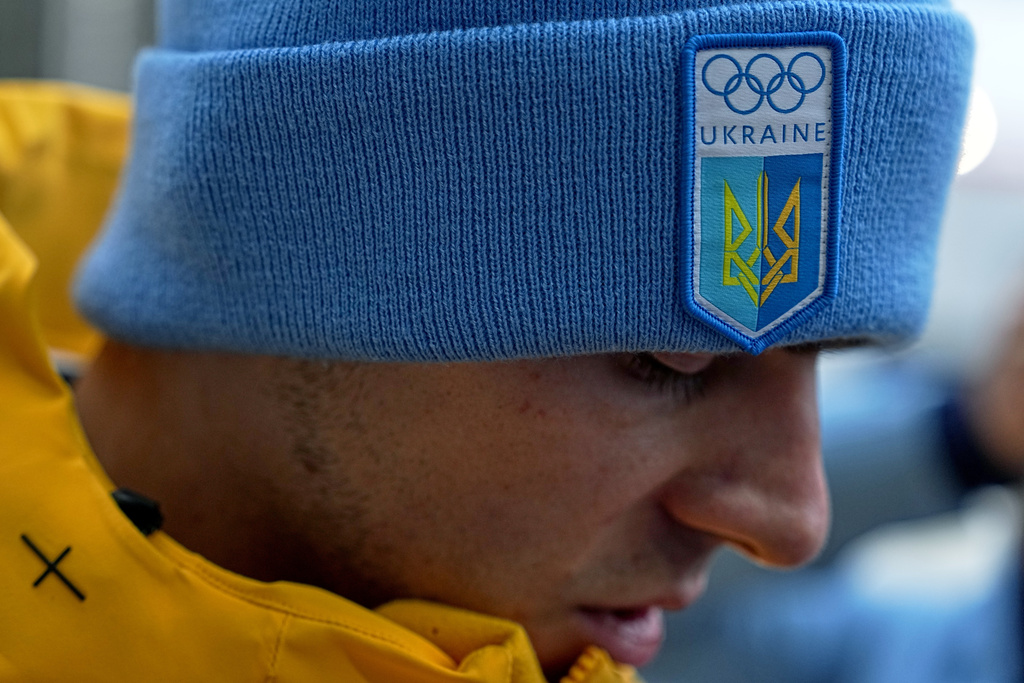 Ukraine’s Vladyslav Heraskevych out of Winter Olympics over banned helmet honoring war dead