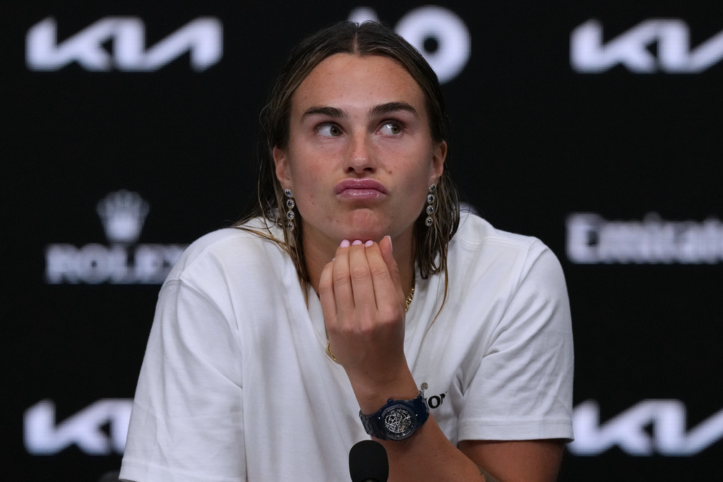 Top-ranked tennis player Aryna Sabalenka announces engagement to Georgios Frangulis