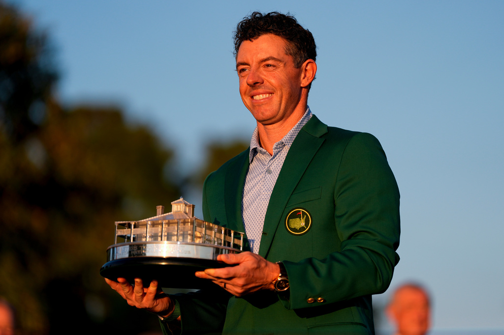 Rory McIlroy goes back-to-back at the Masters to join Jack Nicklaus, Nick Faldo and Tiger Woods