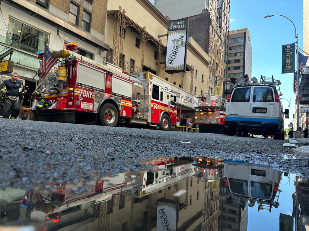 Electrical fire will keep the Broadway theater that hosts ‘The Book of Mormon’ closed through May 17