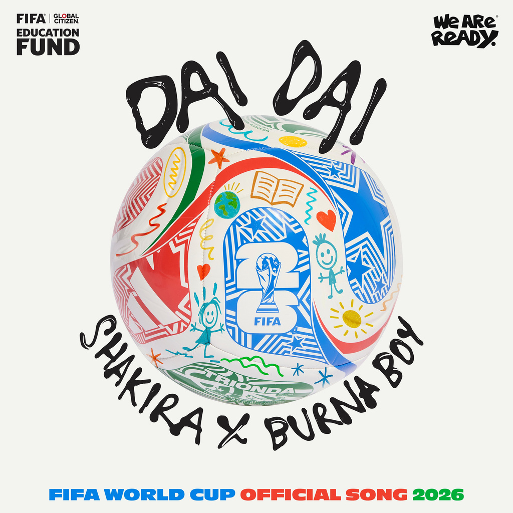Shakira and Burna Boy release official 2026 FIFA World Cup Anthem, ‘Dai Dai’