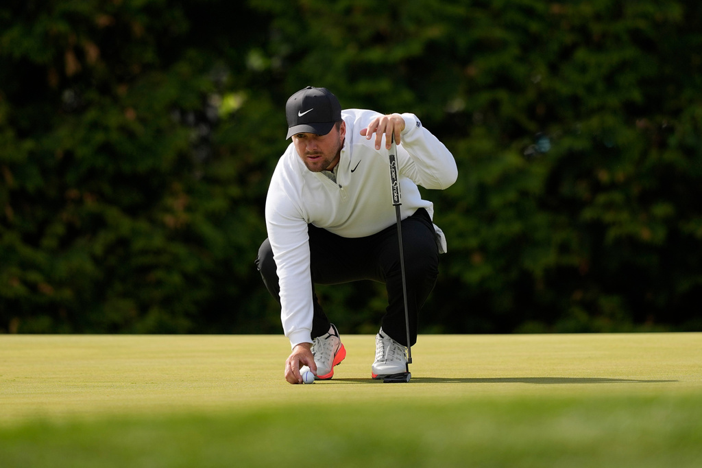 Gotterup posts lowest score and Scheffler survives rough start in wind-swept PGA Championship