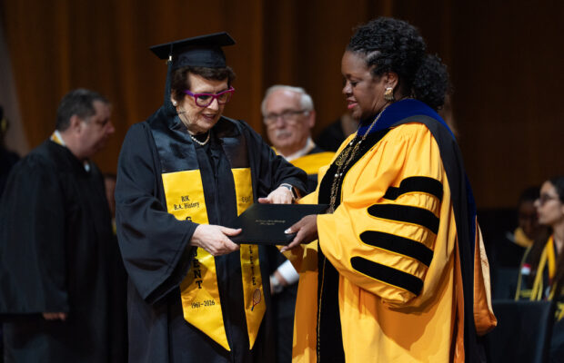 Billie Jean King, 82, earns a college degree 65 years after starting at Cal State LA