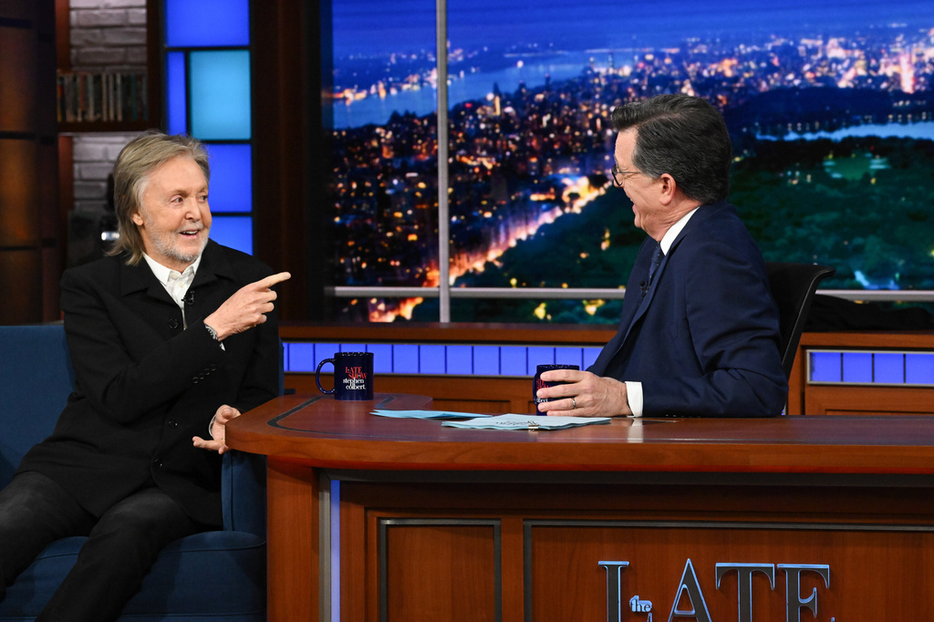 Paul McCartney helps Stephen Colbert say goodbye to ‘The Late Show’ in ambitious final show