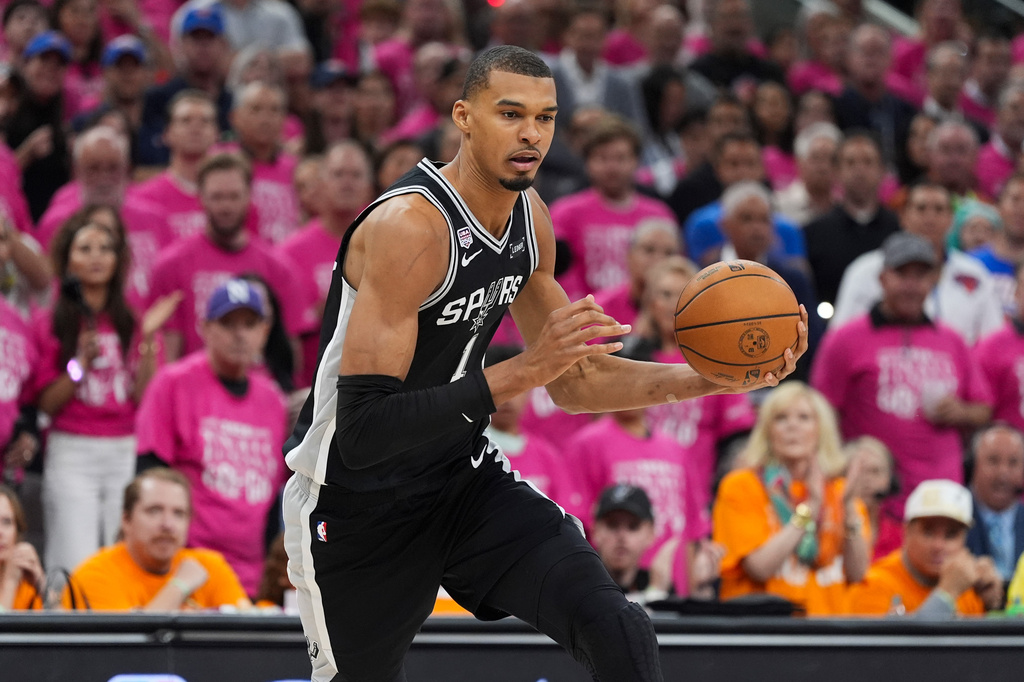 NBA bans two fans for life after one runs onto court during Game 1, attempts selfie with Wemby