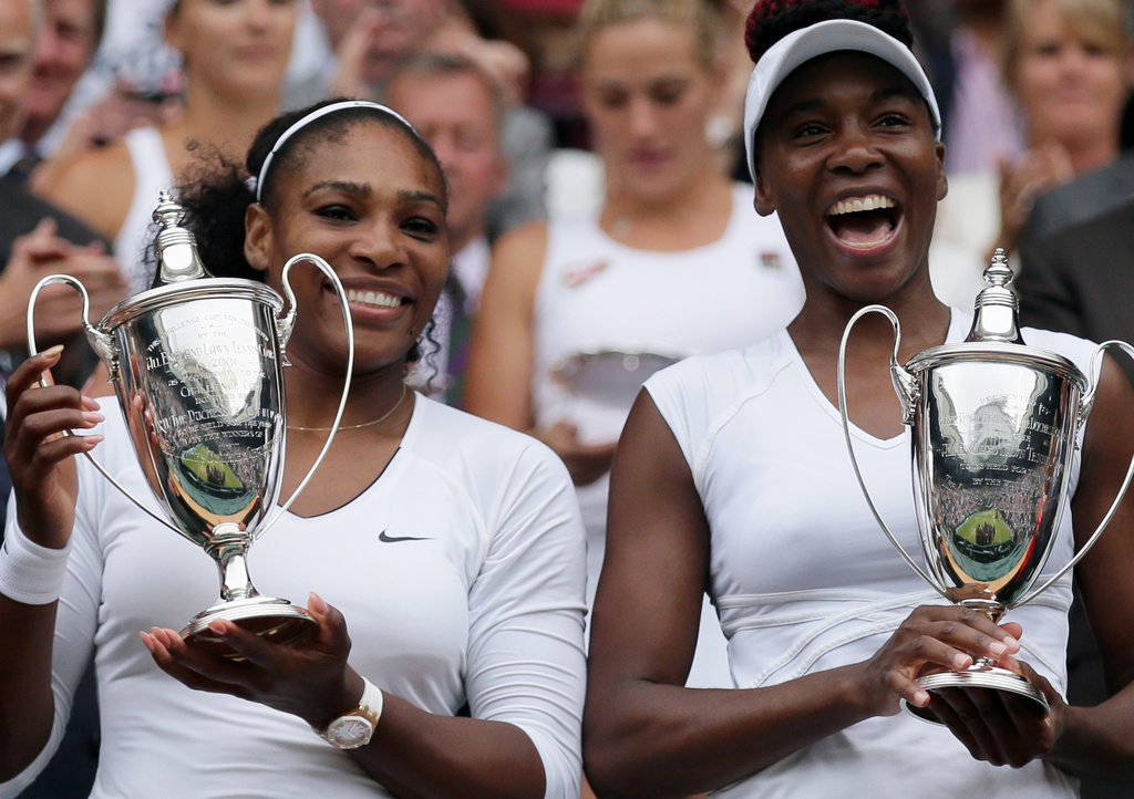 Serena and Venus Williams to play doubles together at Wimbledon with a combined age of 90 Serena and Venus Williams to play doubles together at Wimbledon with a combined age of 90