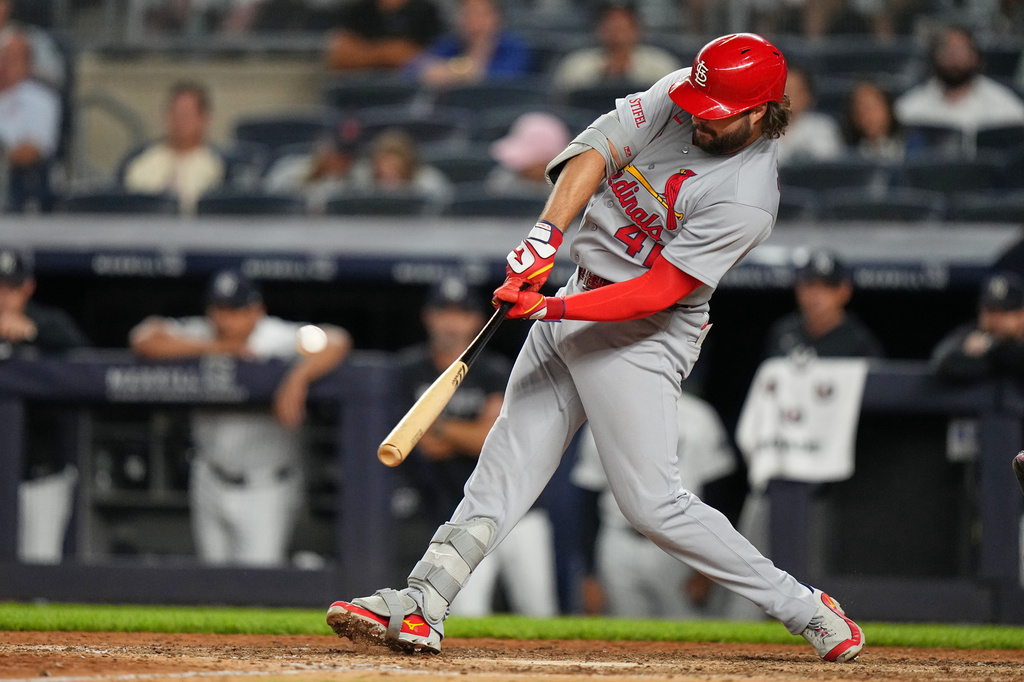 Alec Burleson hits 3 homers for Cardinals at Yankee Stadium after trade deadline passes Alec Burleson hits 3 homers for Cardinals at Yankee Stadium after trade deadline passes
