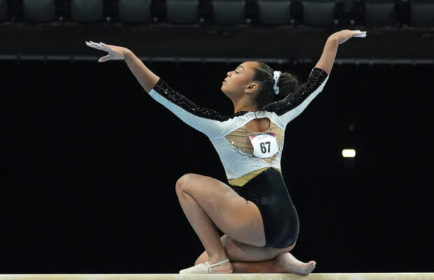Olympic gold medalist Hezly Rivera rallies to capture second straight U.S. women’s gymnastics title Olympic gold medalist Hezly Rivera rallies to capture second straight U.S. women’s gymnastics title
