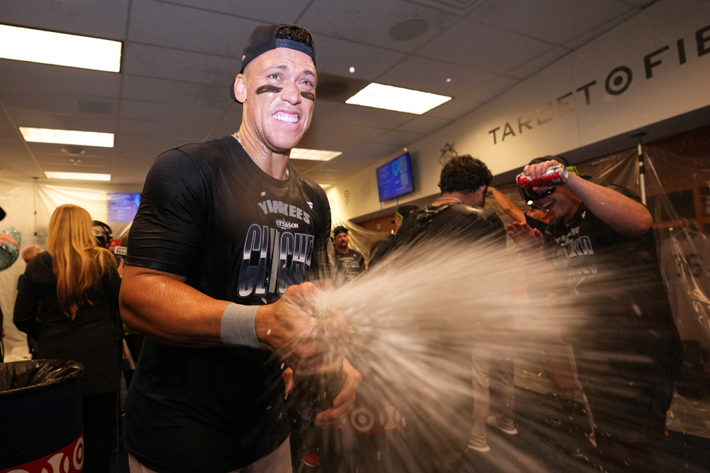 Judge hits first homer since May 24 as Yankees clinch record 61st postseason berth, 9th in 10 years Judge hits first homer since May 24 as Yankees clinch record 61st postseason berth, 9th in 10 years