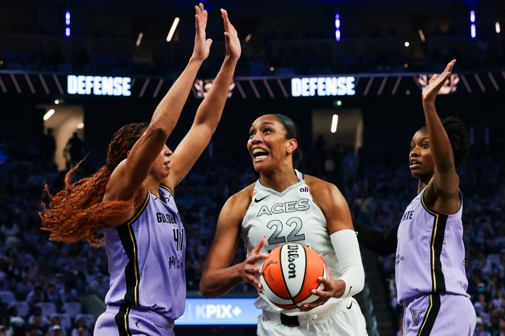 A’ja Wilson wins her third straight WNBA MVP and record fifth overall
