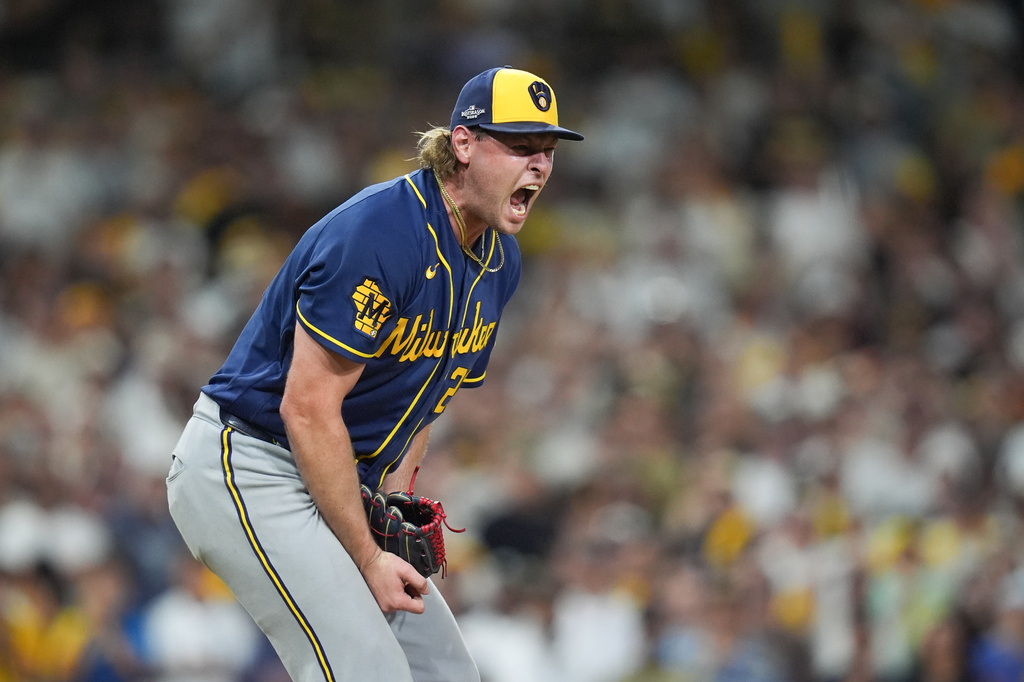 Brewers eliminate Padres with 3-1 win in Game 4, advance to NLCS rematch with Dodgers Brewers eliminate Padres with 3-1 win in Game 4, advance to NLCS rematch with Dodgers
