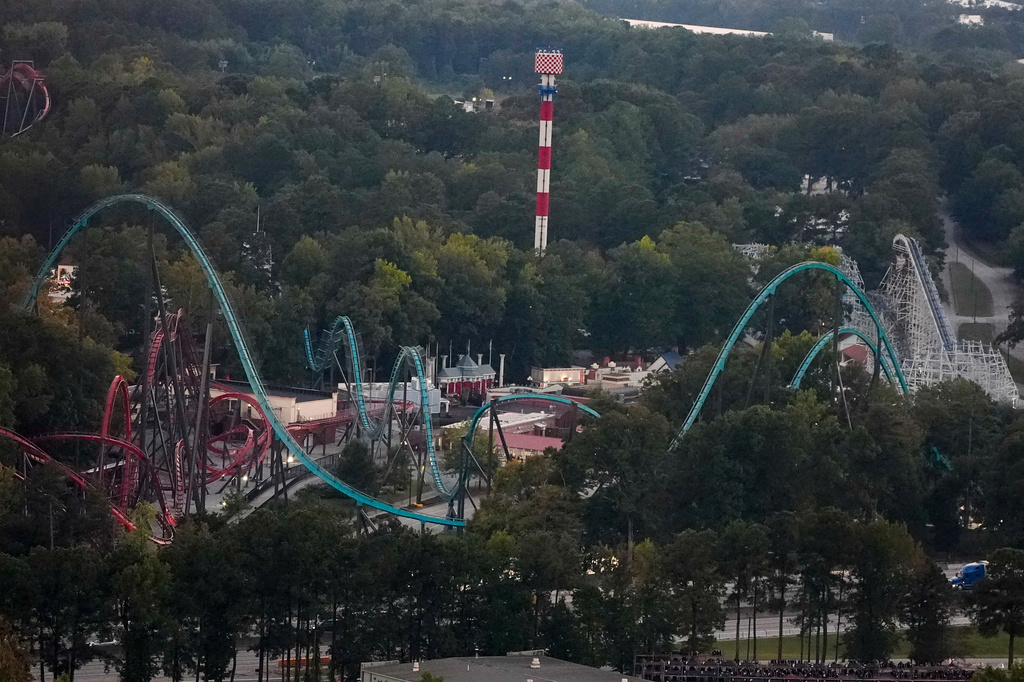 Georgia amusement park reopens as scheduled after roller coaster death